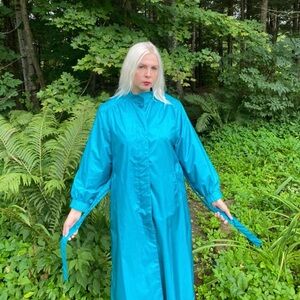 AURORA Windsor Vibrant Teal Trench Coat